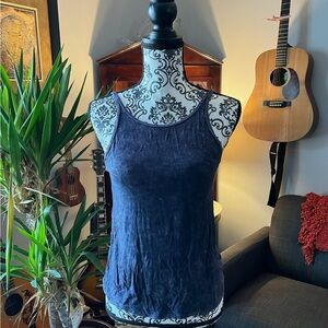 Women's Navy Blue Tank Top